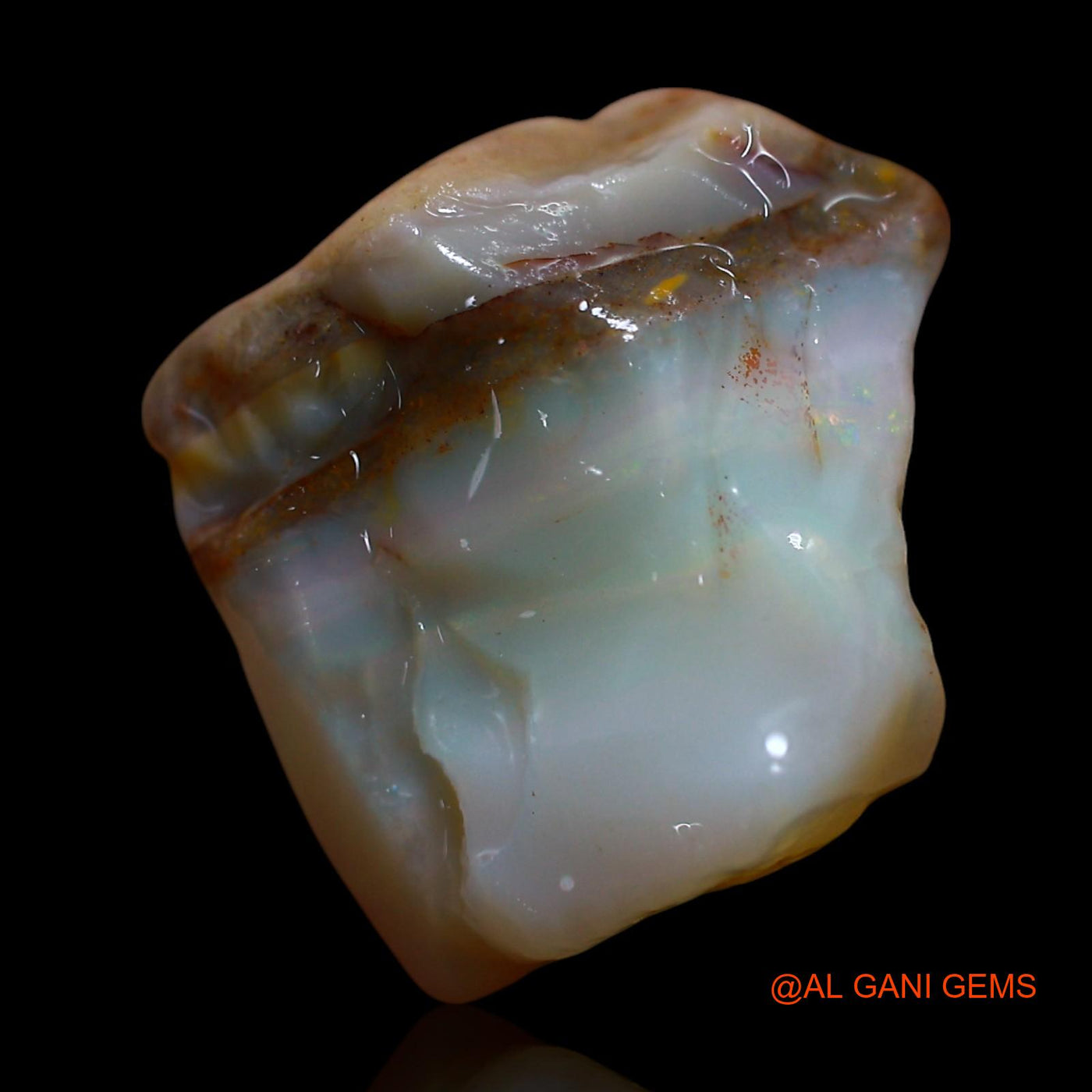 12.00 Cts Natural Australian Fire Opal Fancy Rough Loose Gemstone For Jewelry 17x15x10 mm RG-9