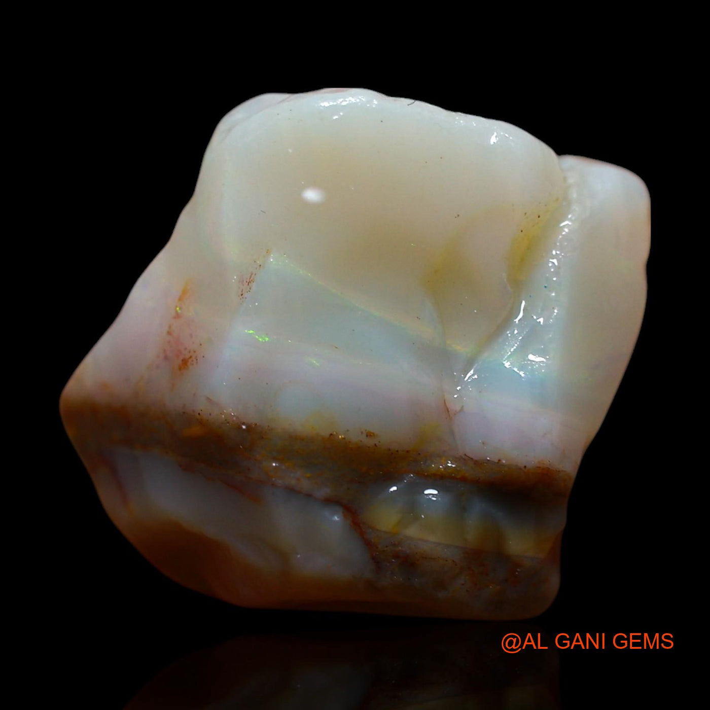 12.00 Cts Natural Australian Fire Opal Fancy Rough Loose Gemstone For Jewelry 17x15x10 mm RG-9