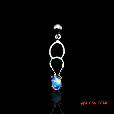 Natural White Rainbow Moonstone Dangle Hook Crown Chakra Earrings Sterling Silver SE-20