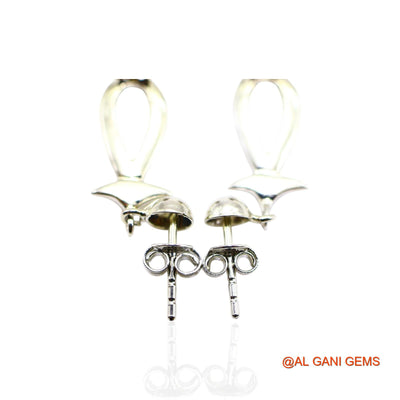 Faceted Garnet Stone 925 Silver January Birth Drop Antique Earrings SE-27