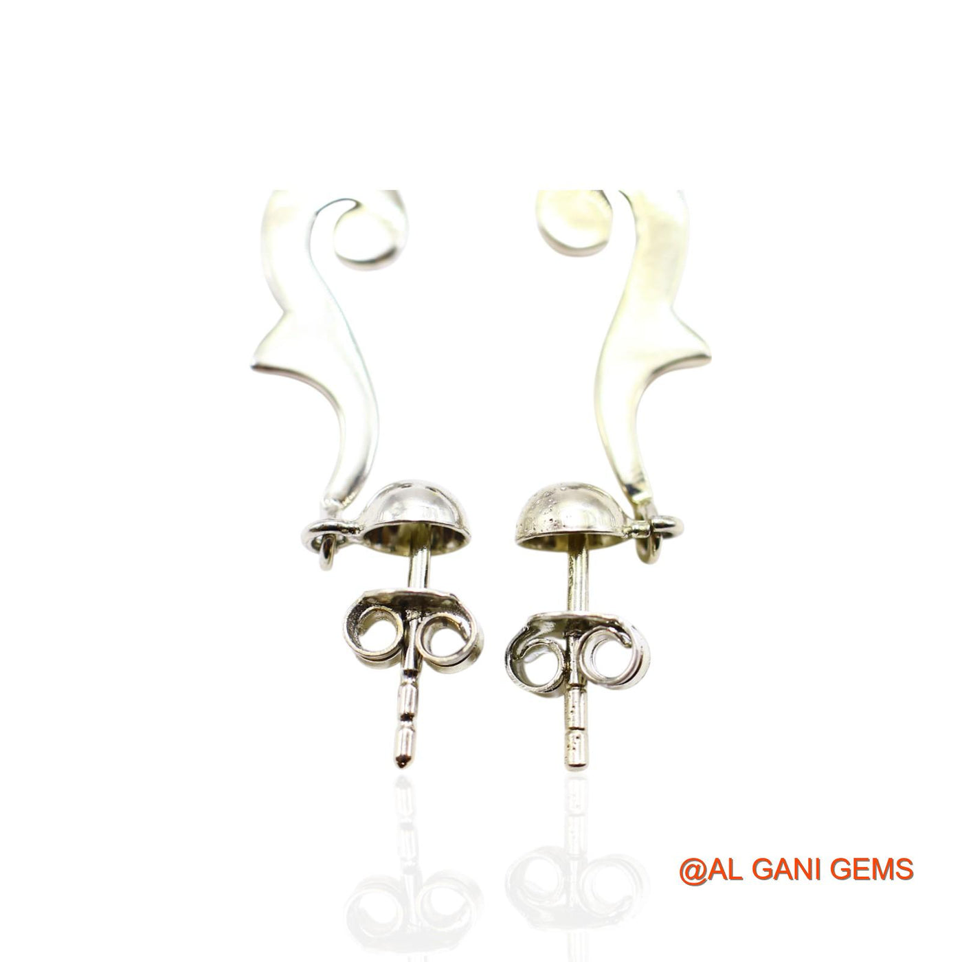 Natural Garnet Bezel Hook Dangle Mother Earrings 925 Sterling Silver SE-28