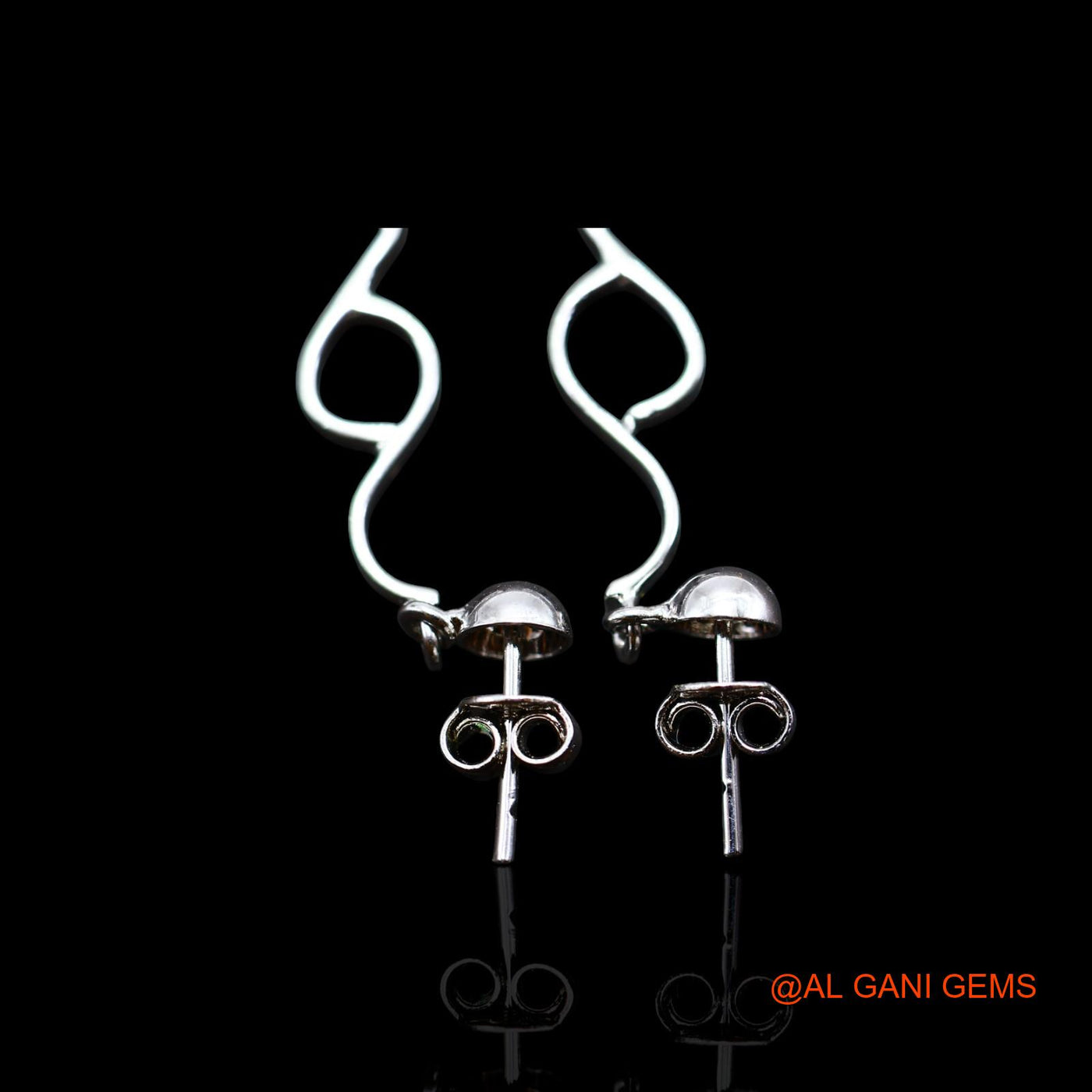 Sterling Silver Natural Ethiopian Fire Opal Dainty Wedding Mother Dangle Earrings SE-38