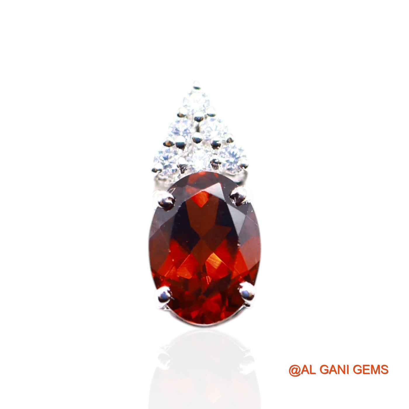 925 Sterling Silver Garnet Stone Zircon Mother Antique Drop Earrings SE-42