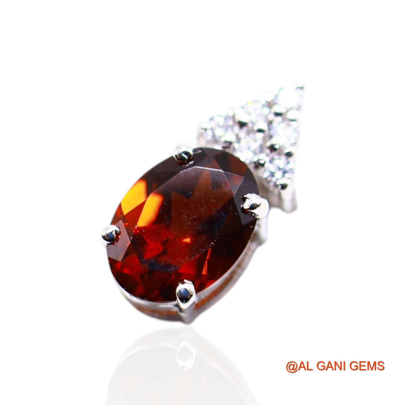 925 Sterling Silver Garnet Stone Zircon Mother Antique Drop Earrings SE-42