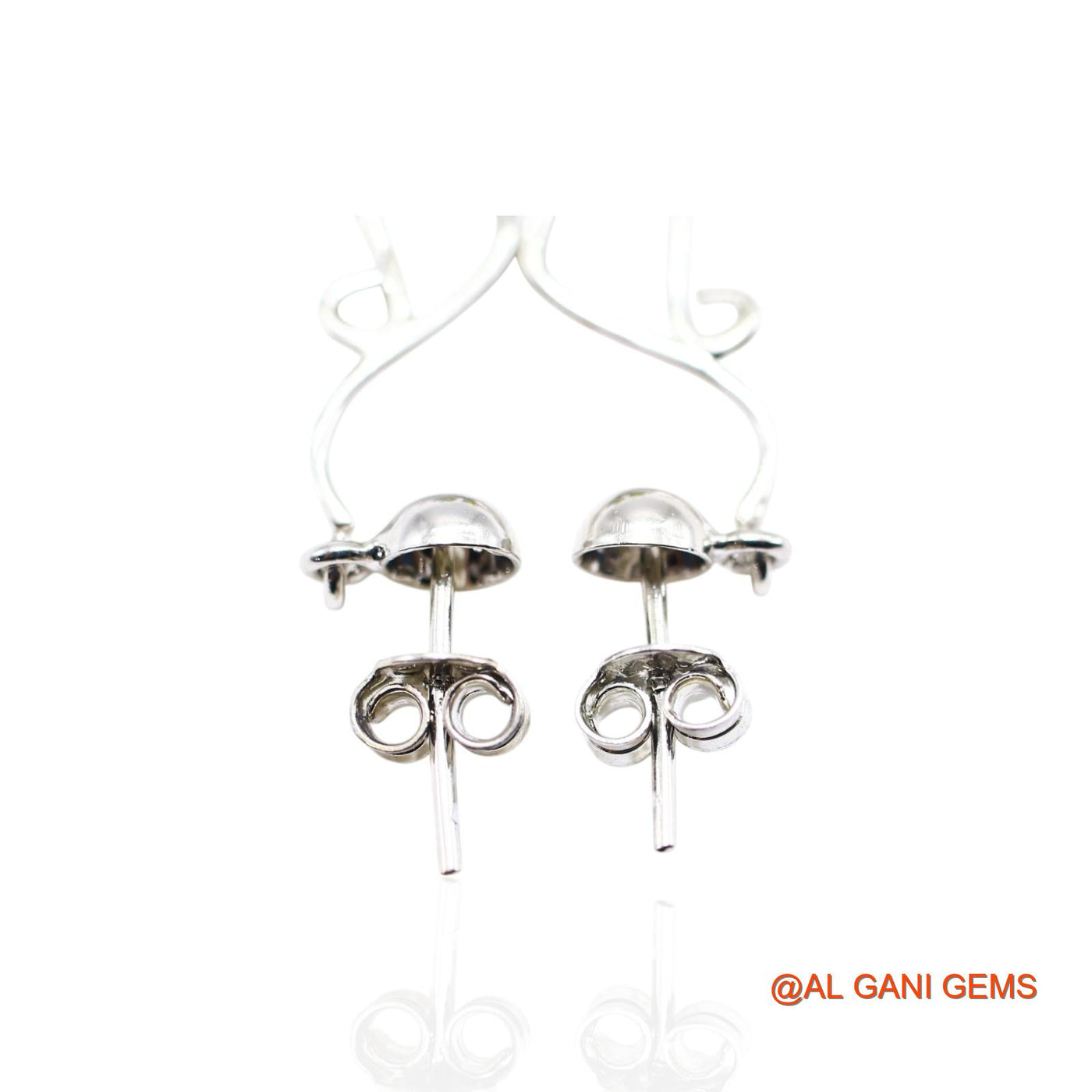 925 Sterling Silver Natural Peridot Daughter Dangle Hook Earrings SE-52