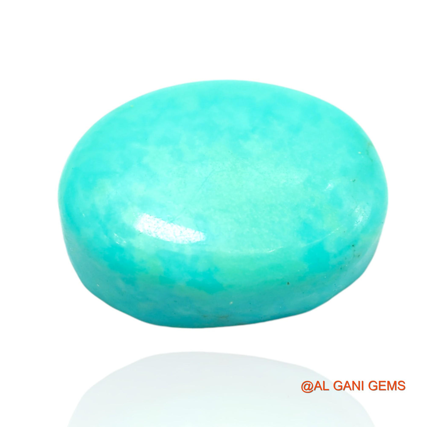 13.00 Cts Natural Arizona Turquoise Loose Gemstone Oval Cabochon 17x13x6 mm T-101