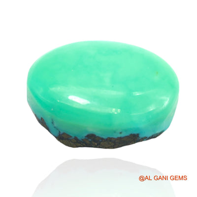 13.00 Cts Unheated Arizona Turquoise Loose Gemstone Oval Cabochon Natural 17x12x7 mm T-102