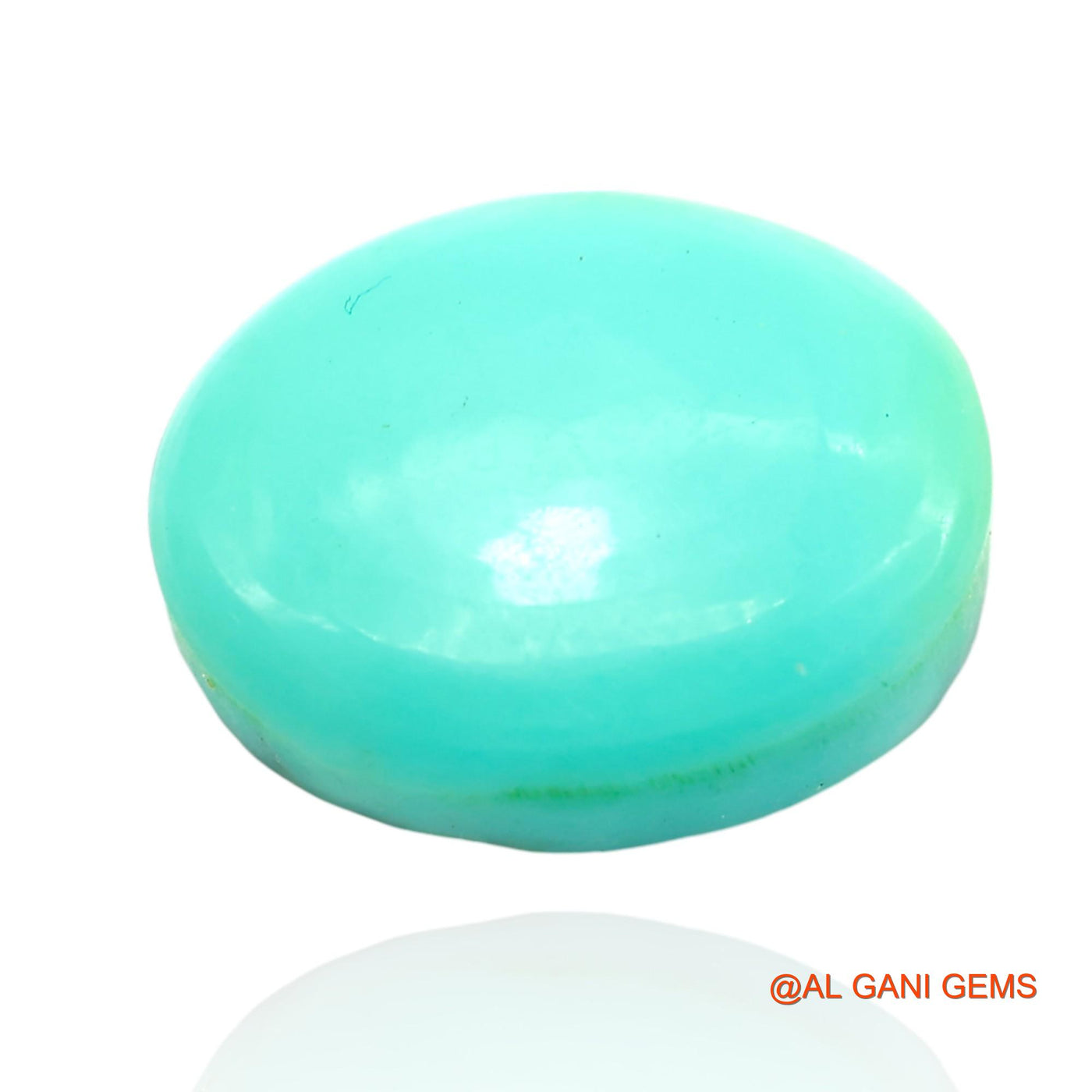 12.00 Cts Natural Arizona Turquoise Loose Gemstone Oval Cabochon 17x13x6 mm T-103