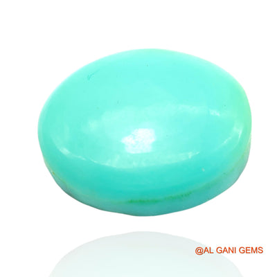 12.00 Cts Natural Arizona Turquoise Loose Gemstone Oval Cabochon 17x13x6 mm T-103