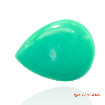 Natural Untreated Turquoise Loose Gemstone Pear Cabochon From Arizona 12.00 Cts 17x12x8 mm T-104