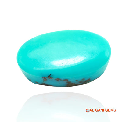 Natural Untreated Turquoise Loose Gemstone Oval Cabochon From Arizona 16.00 Cts 18x10x8 mm T-106