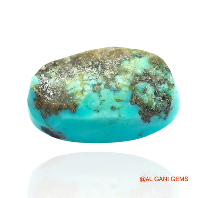 Natural Untreated Turquoise Loose Gemstone Oval Cabochon From Arizona 16.00 Cts 18x10x8 mm T-106