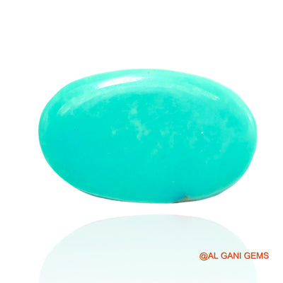 11.00 Cts Natural Arizona Turquoise Loose Gemstone Oval Cabochon 18x11x6 mm T-108