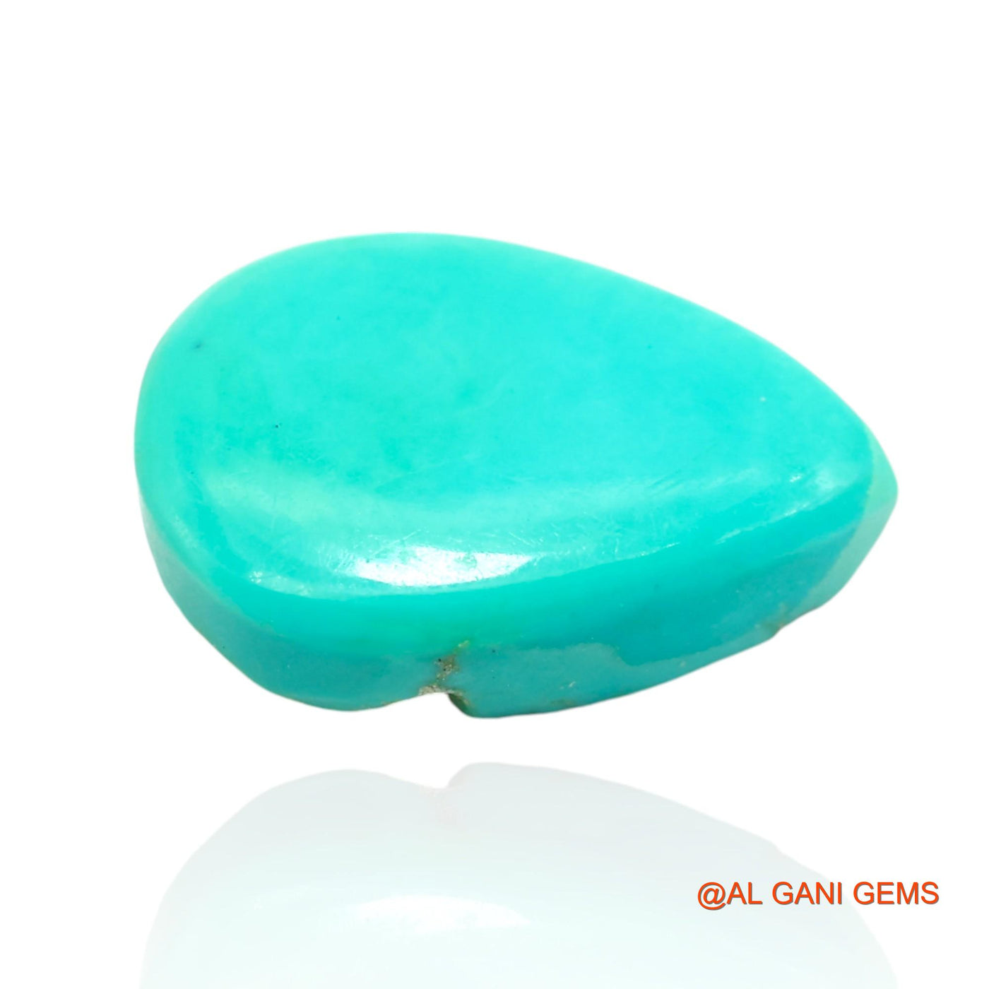 10.00 Cts Natural Arizona Turquoise Loose Gemstone Pear Cabochon 18x12x6 mm T-116