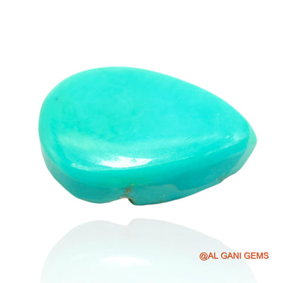 10.00 Cts Natural Arizona Turquoise Loose Gemstone Pear Cabochon 18x12x6 mm T-116