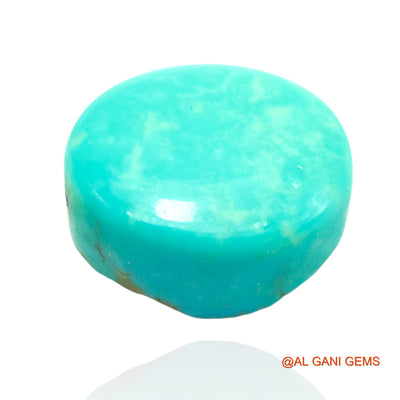 19.00 Cts Natural Arizona Turquoise Oval Cabochon Loose Gemstone For Jewelry 16x13x9 mm T-119