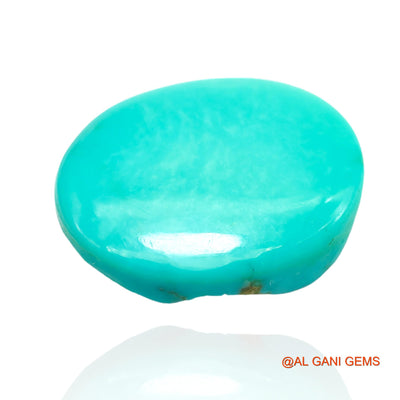 Natural Untreated Turquoise Loose Gemstone Oval Cabochon From Arizona 22.00 Cts 22x18x6 mm T-11