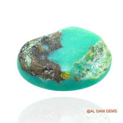 10.00 Cts Natural Arizona Turquoise Loose Gemstone Oval Cabochon 17x11x6 mm T-127