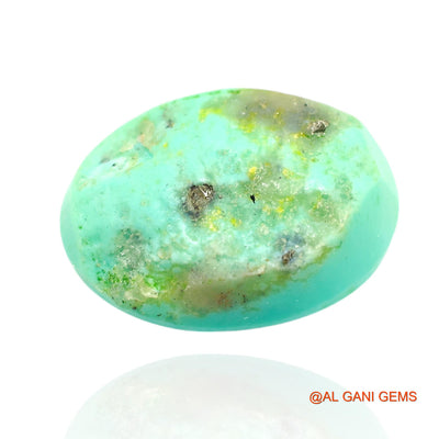 Natural Untreated Turquoise Loose Gemstone Oval Cabochon From Arizona 11.00 Cts 17x12x8 mm T-128