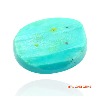12.00 Cts Natural Arizona Turquoise Loose Gemstone Oval Cabochon 16x12x7 mm T-132