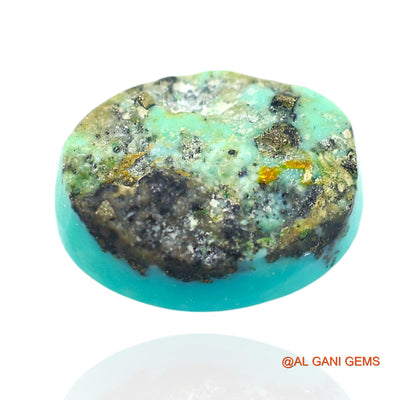12.00 Cts Natural Arizona Turquoise Loose Gemstone Oval Cabochon 15x12x7 mm T-133