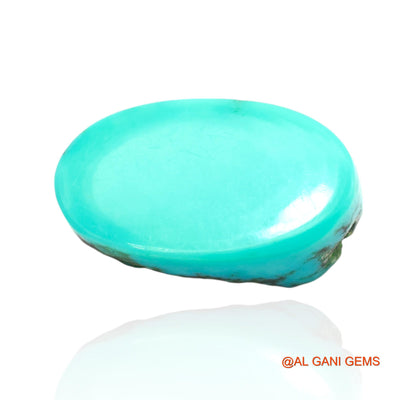 Natural Untreated Turquoise Loose Gemstone Oval Cabochon From Arizona 12.00 Cts 18x10x8 mm T-136