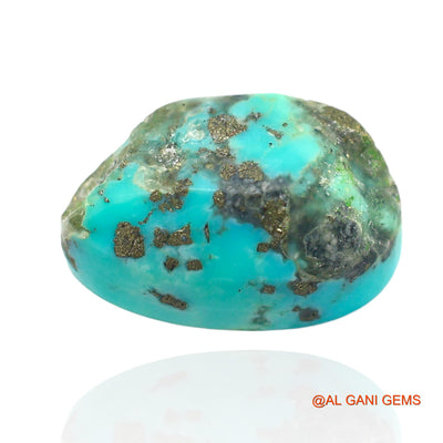 14.00 Cts Natural Arizona Turquoise Loose Gemstone Oval Cabochon 17x10x8 mm T-137