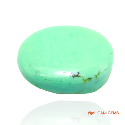 12.00 Cts Unheated Arizona Turquoise Loose Gemstone Oval Cabochon Natural 18x15x5 mm T-141