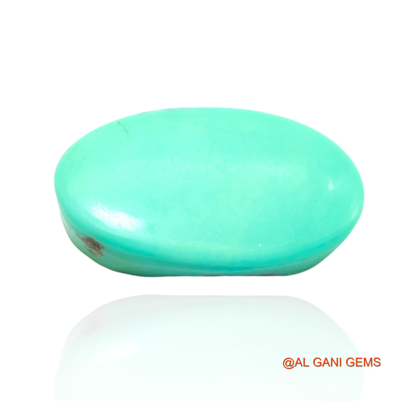 11.00 Cts Natural Arizona Turquoise Loose Gemstone Oval Cabochon 20x12x6 mm T-146
