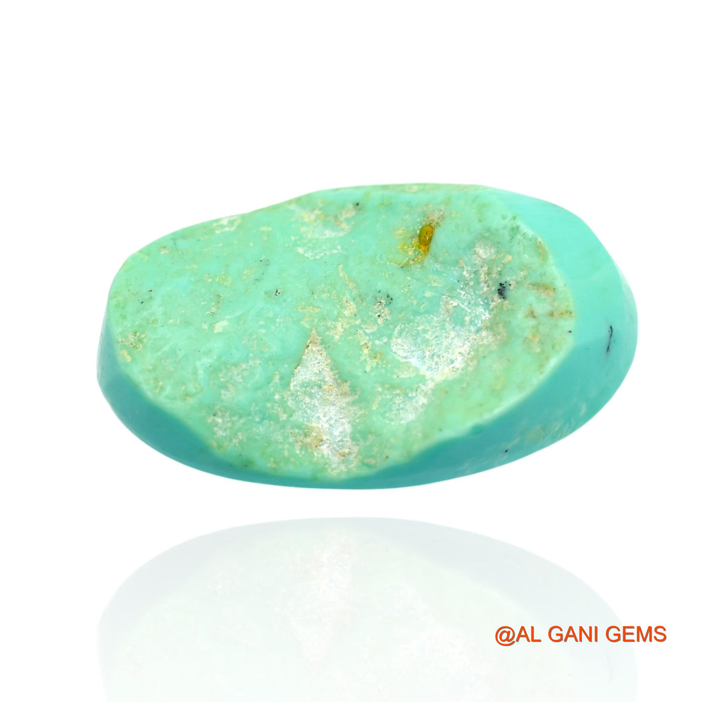 17.00 Cts Natural Arizona Turquoise Loose Gemstone Oval Cabochon 24x15x8 mm T-14