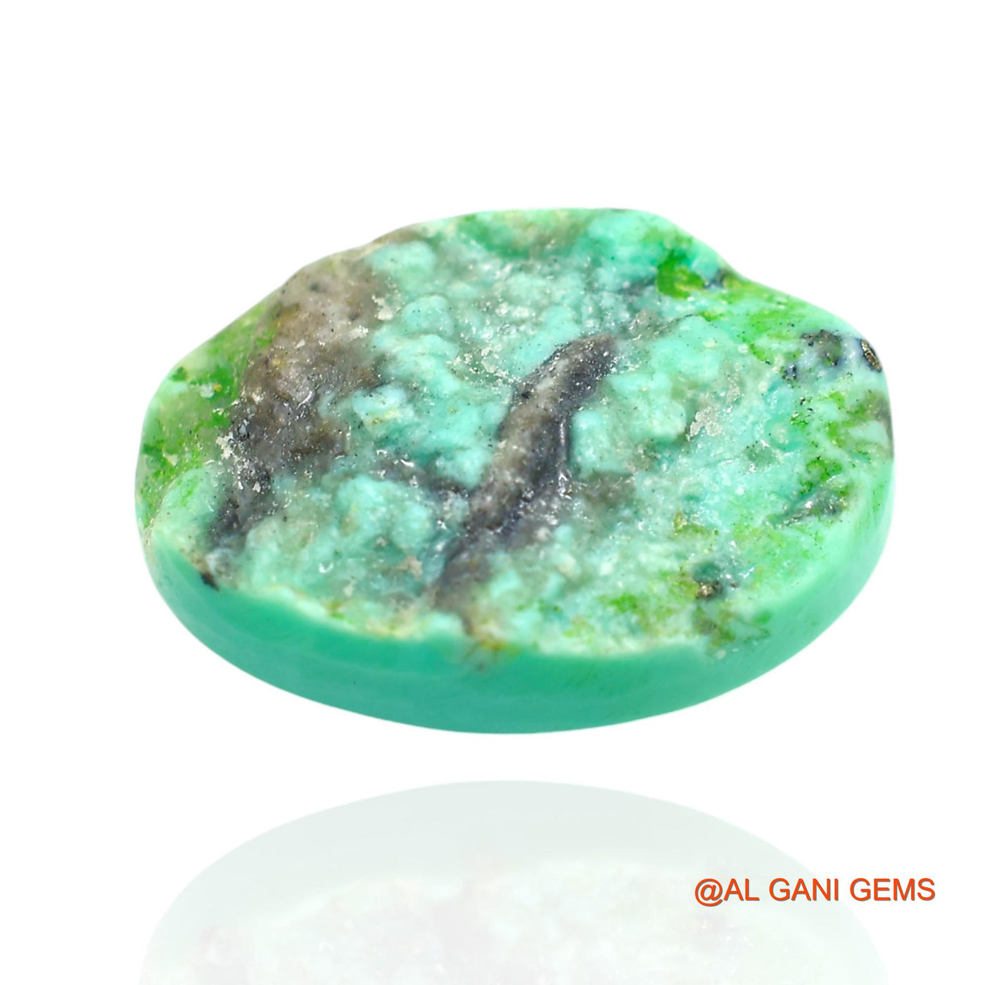 13.00 Cts Natural Arizona Turquoise Loose Gemstone Oval Cabochon 19x13x6 mm T-152