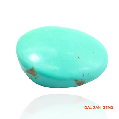 Natural Untreated Turquoise Loose Gemstone Oval Cabochon From Arizona 14.00 Cts 19x13x8 mm T-153