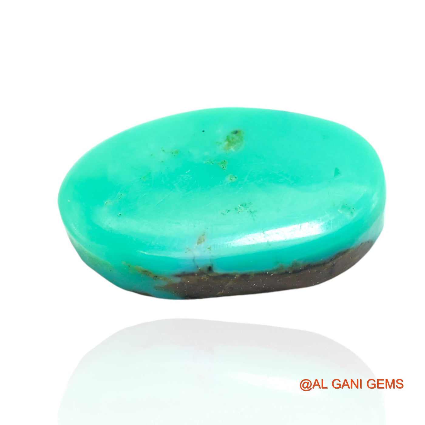 11.00 Cts Natural Arizona Turquoise Loose Gemstone Oval Cabochon 19x11x5 mm T-155