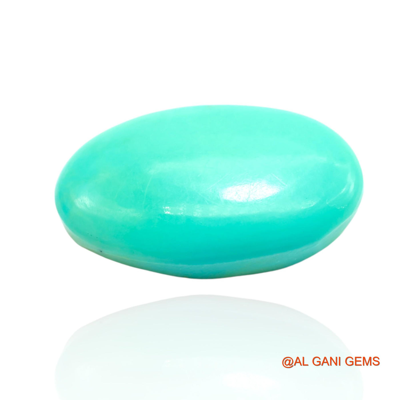 12.00 Cts Natural Arizona Turquoise Loose Gemstone Oval Cabochon 20x11x7 mm T-158