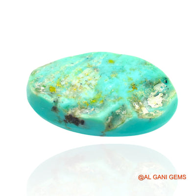 12.00 Cts Natural Arizona Turquoise Loose Gemstone Oval Cabochon 20x11x7 mm T-158