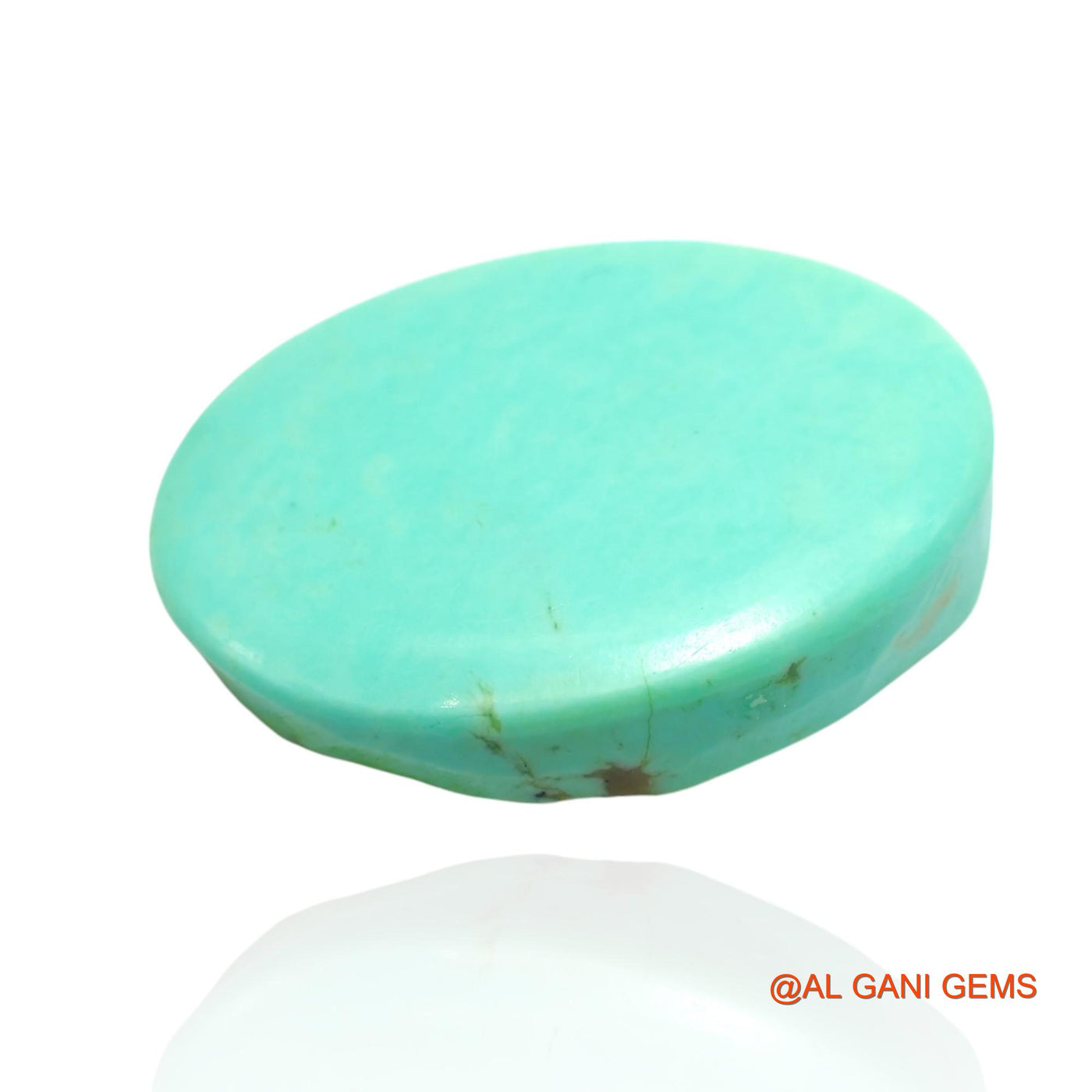 18.00 Cts Natural Arizona Turquoise Loose Gemstone Oval Cabochon 23x17x7 mm T-15