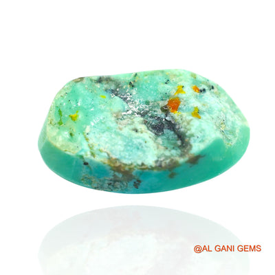 11.00 Cts Natural Arizona Turquoise Loose Gemstone Oval Cabochon 19x12x5 mm T-160