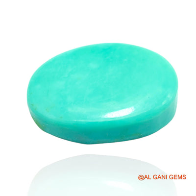 12.00 Cts Unheated Arizona Turquoise Loose Gemstone Oval Cabochon Natural 18x13x5 mm T-161