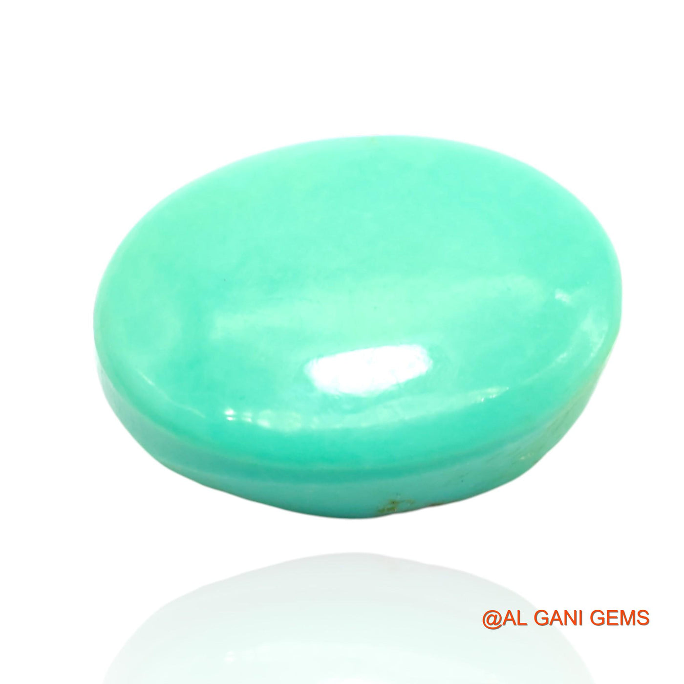13.00 Cts Natural Arizona Turquoise Loose Gemstone Oval Cabochon 17x13x7 mm T-162