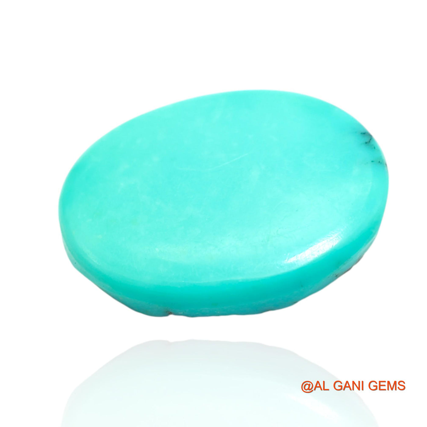 11.00 Cts Natural Arizona Turquoise Loose Gemstone Oval Cabochon 18x13x6 mm T-166