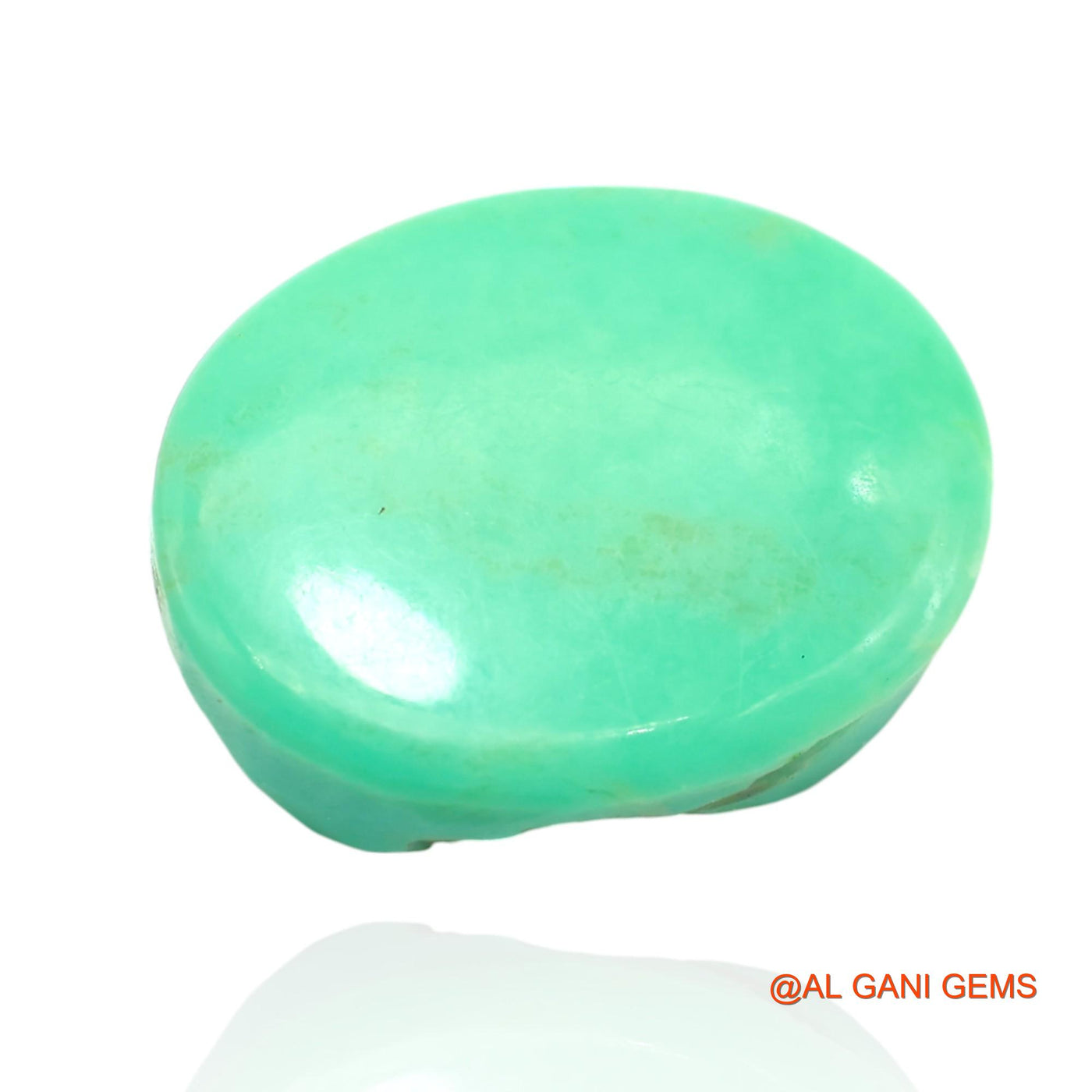 10.00 Cts Unheated Arizona Turquoise Loose Gemstone Oval Cabochon Natural 17x14x5 mm T-169