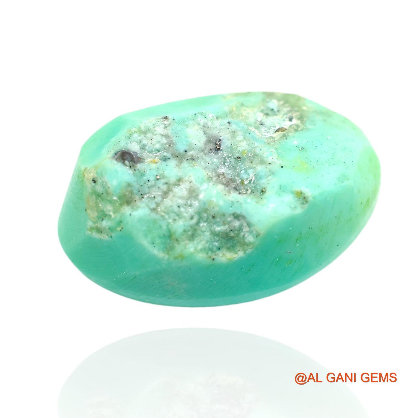 16.00 Cts Natural Arizona Turquoise Loose Gemstone Oval Cabochon 18x12x9 mm T-170