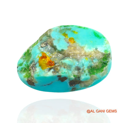 12.00 Cts Natural Arizona Turquoise Loose Gemstone Oval Cabochon 18x12x6 mm T-172