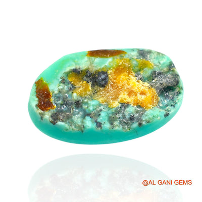10.00 Cts Natural Arizona Turquoise Loose Gemstone Oval Cabochon 19x11x6 mm T-173