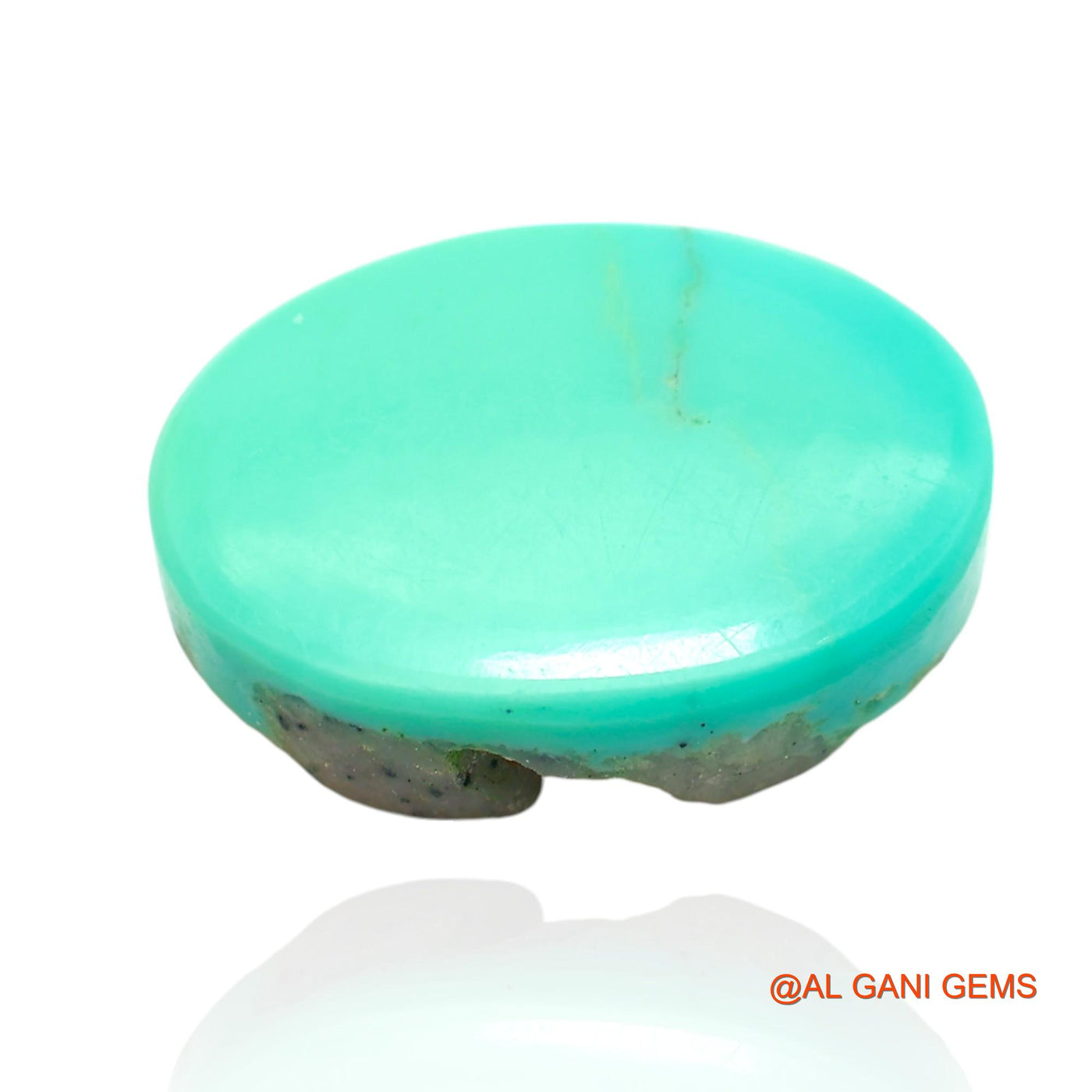 11.00 Cts Natural Arizona Turquoise Loose Gemstone Oval Cabochon 18x12x5 mm T-178