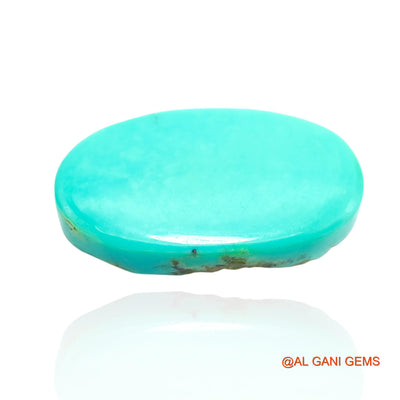 18.00 Cts Natural Arizona Turquoise Loose Gemstone Oval Cabochon 23x13x6 mm T-17