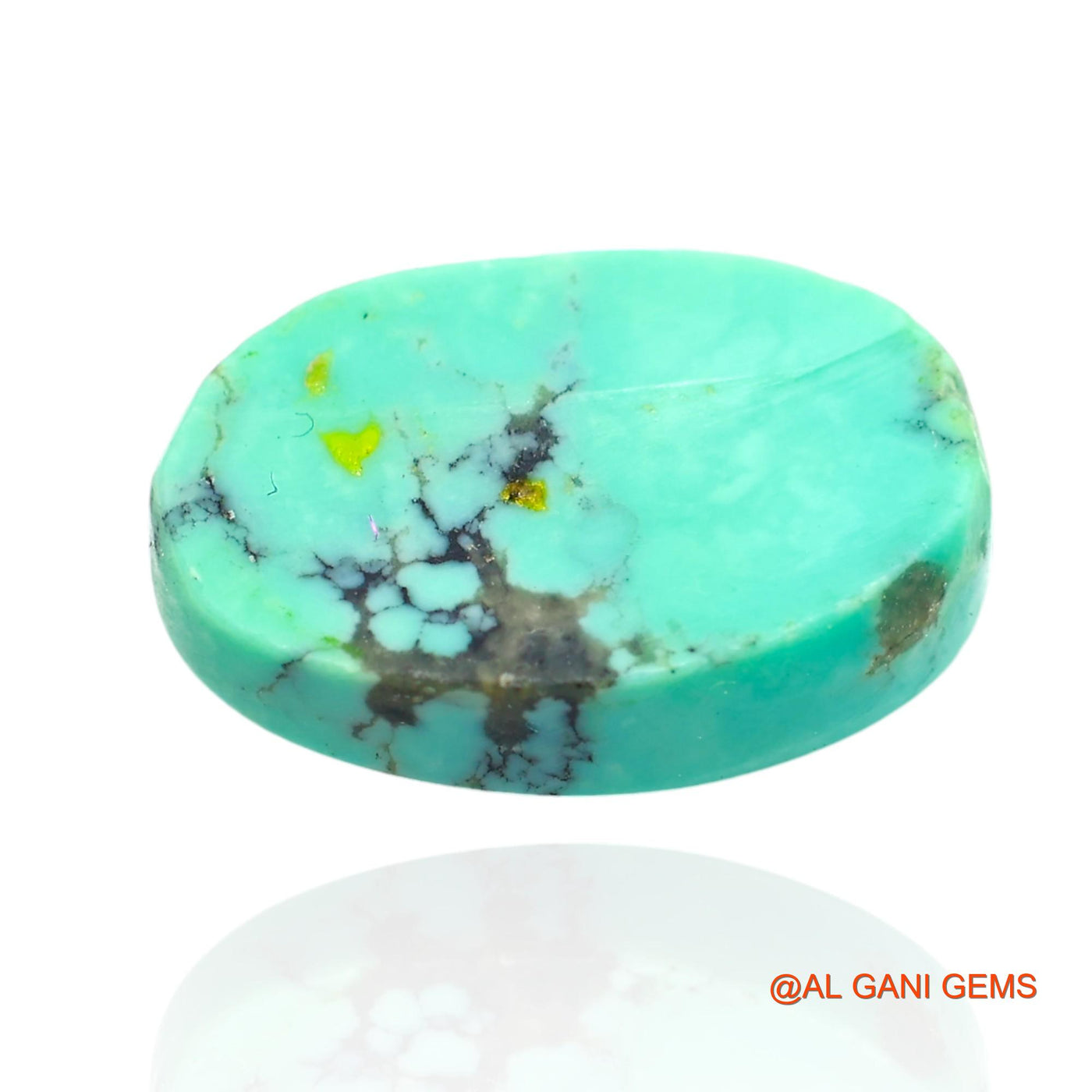 12.00 Cts Natural Arizona Turquoise Oval Cabochon Loose Gemstone For Jewelry 18x11x5 mm T-181