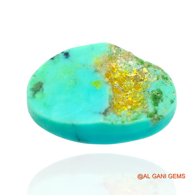 11.00 Cts Natural Arizona Turquoise Loose Gemstone Oval Cabochon 18x12x6 mm T-184