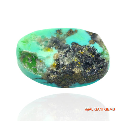 13.00 Cts Natural Arizona Turquoise Loose Gemstone Oval Cabochon 18x12x6 mm T-185