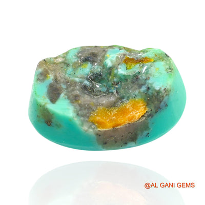 Natural Untreated Turquoise Loose Gemstone Oval Cabochon From Arizona 13.00 Cts 18x12x7 mm T-188